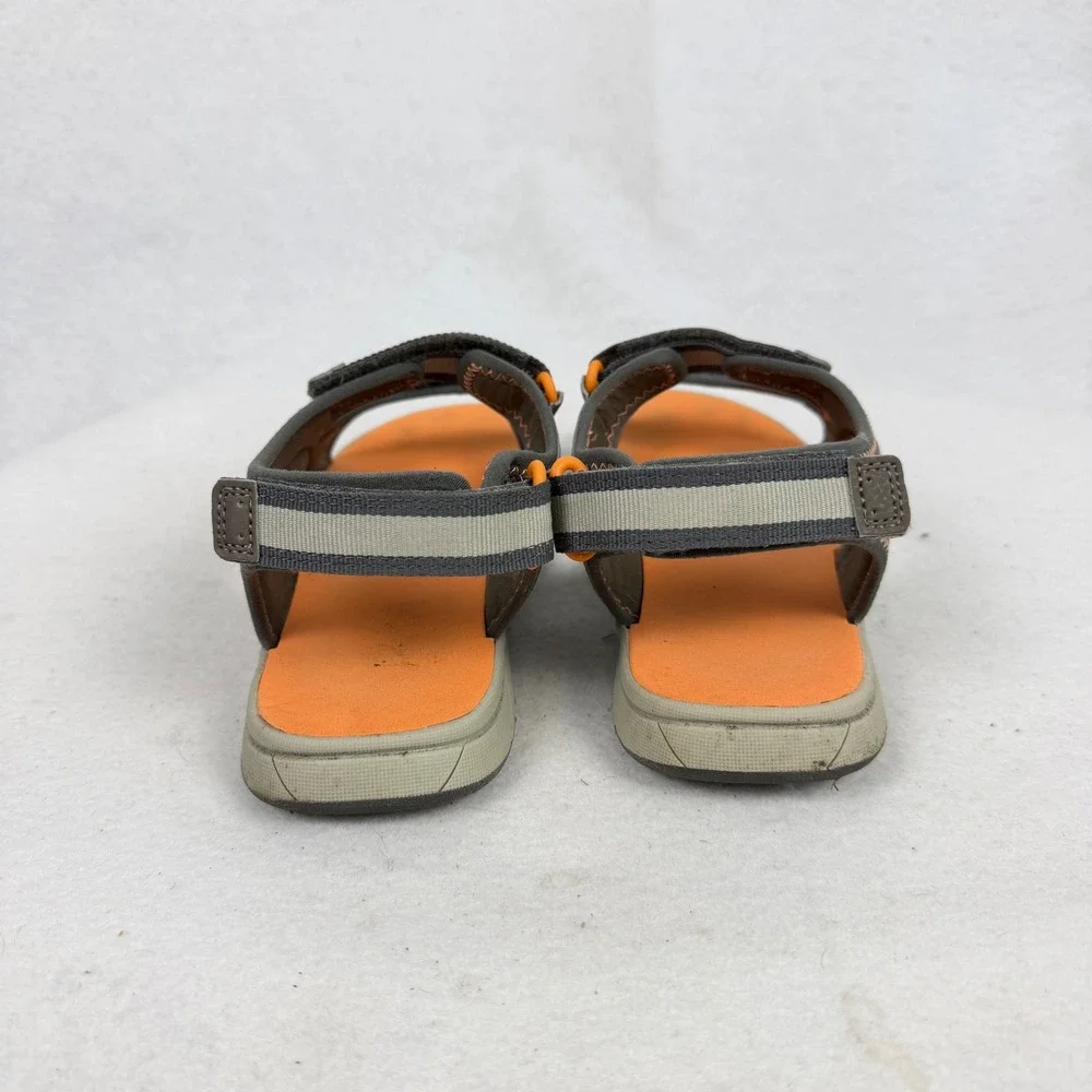 Merrell Hydro Hiker Sandal Big Boy Kids 5M Triple Strap Outdoor Brown Orange